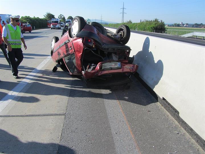 Unfall auf der A9 Richtung Graz
